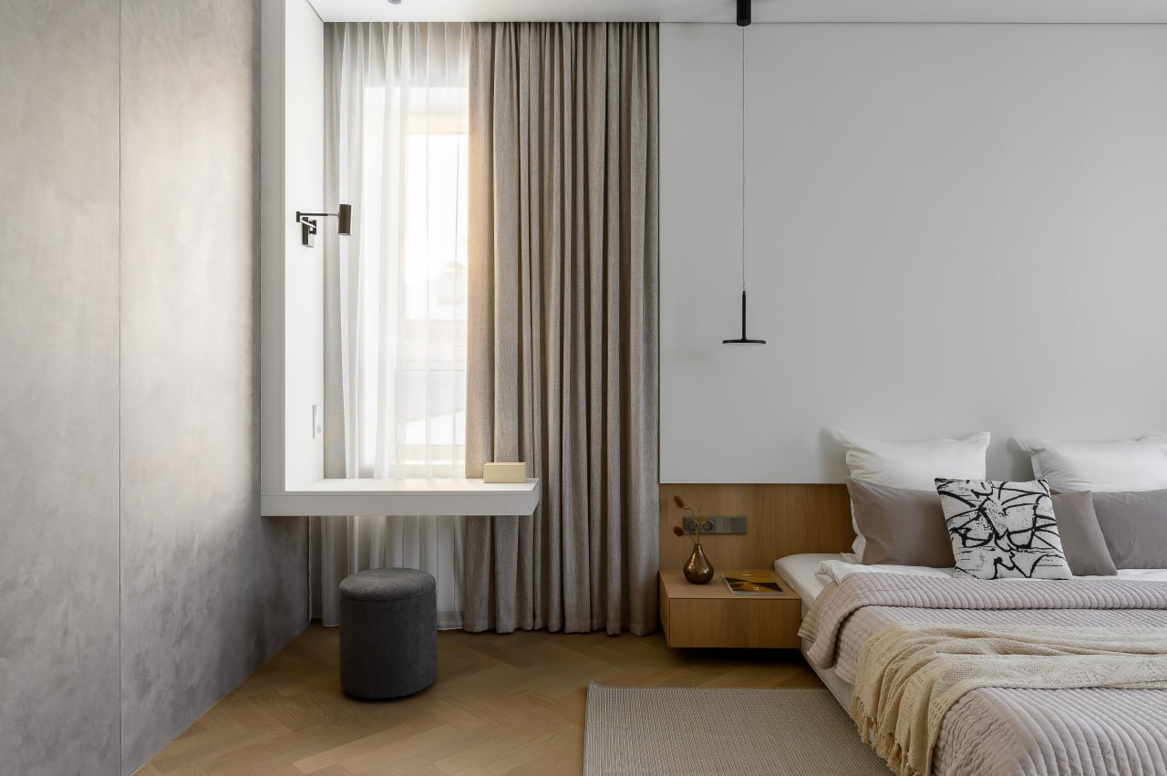 Композитная паркетная доска Quartz Parquet Штучный паркет Дуб Хельсинки 44-1258-58 венгерская елка 400×100×5 фото в интерьере